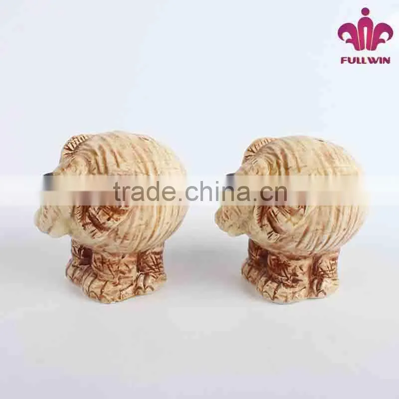 Hand-painted Ceramic Wholesale Elephant Salt and Pepper Shakers