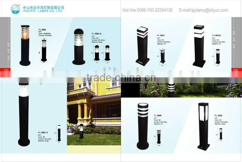 2013 Modern LED Garden Light/LED Lawn Light in Aluminium and PC with red/blue/yellow/green/white