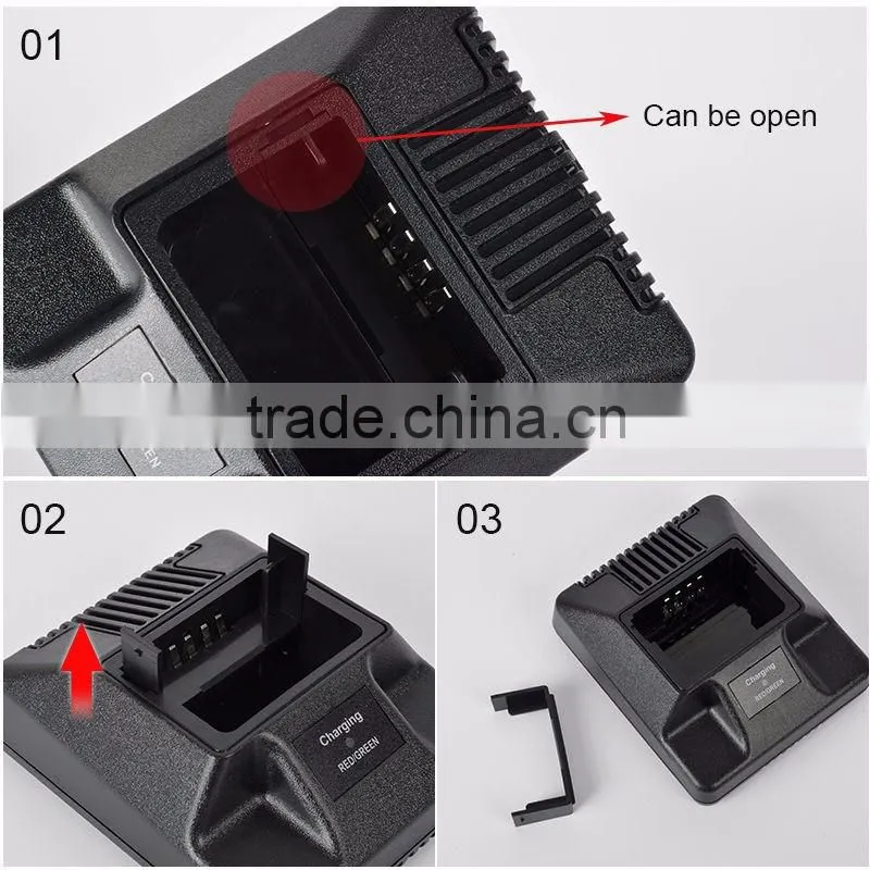 Two Way Radio Battery Charger for Motorola RDV2020, RDU2080D Walkie Talkie
