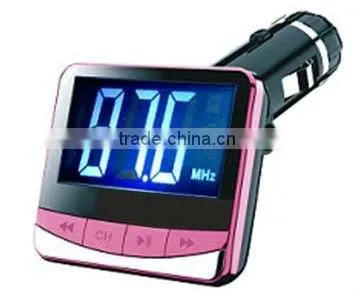 Slim and fashion designed FM Transmitter with screen for Ipod