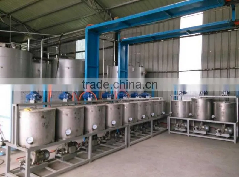 fully auto foam production continuous foam plant