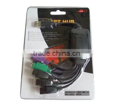 USB2.0 3Ports HUB+PS2