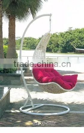 0503balcony garden elegant comfortable rattan hanging swing egg chair YPS080