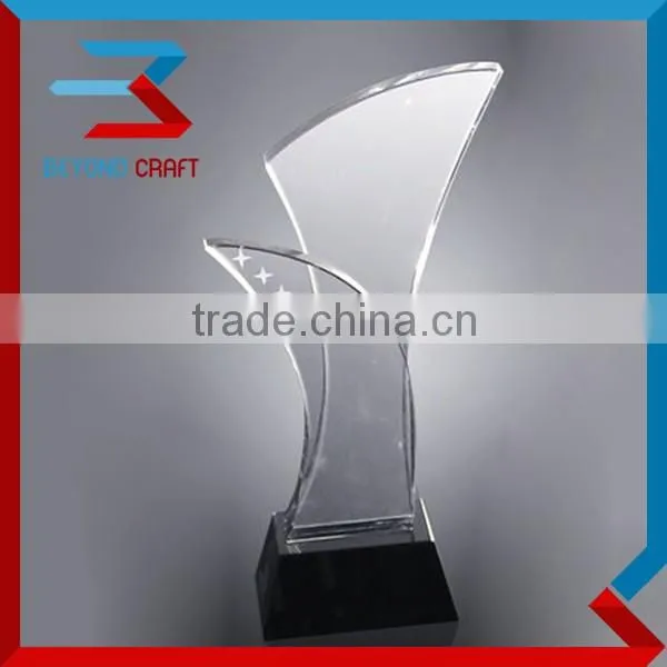 Blank Engraving Crystal Glass Awards Wholesale
