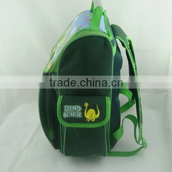 2011 the popular cartoon green kids backpack for sport