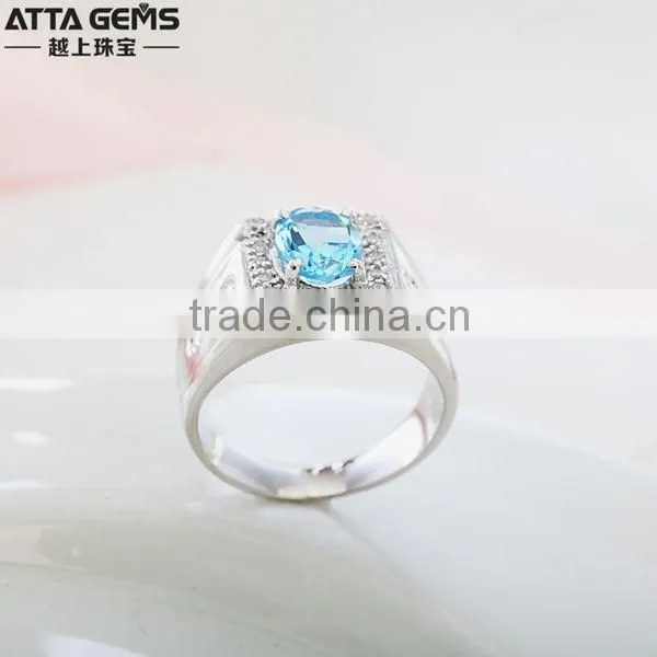Charming style designs large oval gemstone ring