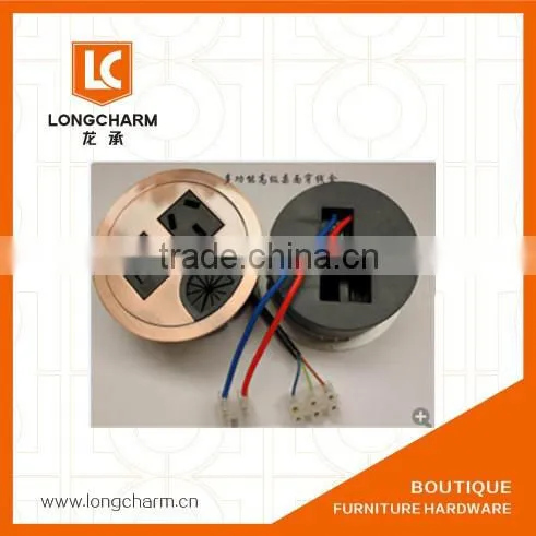 multifunctional metal cable gromment round office cable organiser made in China