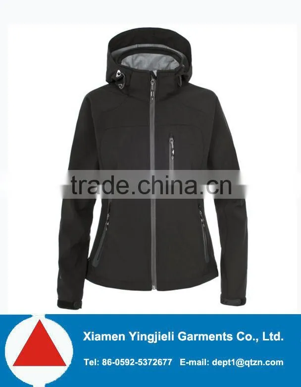 Soft shell women sports clothing outdoor fleece jacket fashion newest softshell jacket