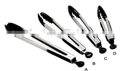 18-inch Stainless Steel Long Locking Tongs For Barbecue Grill, Asparagus, Salad