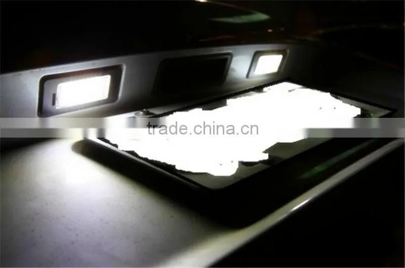 White LED License Plate Light for BMW E39 M5 E70 E71 X5 X6 Error Free LED Luggage Compartment Lamp