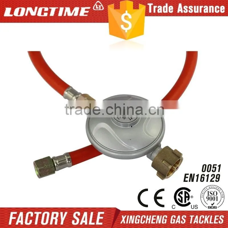 L.P.GAS regulator with hose connection