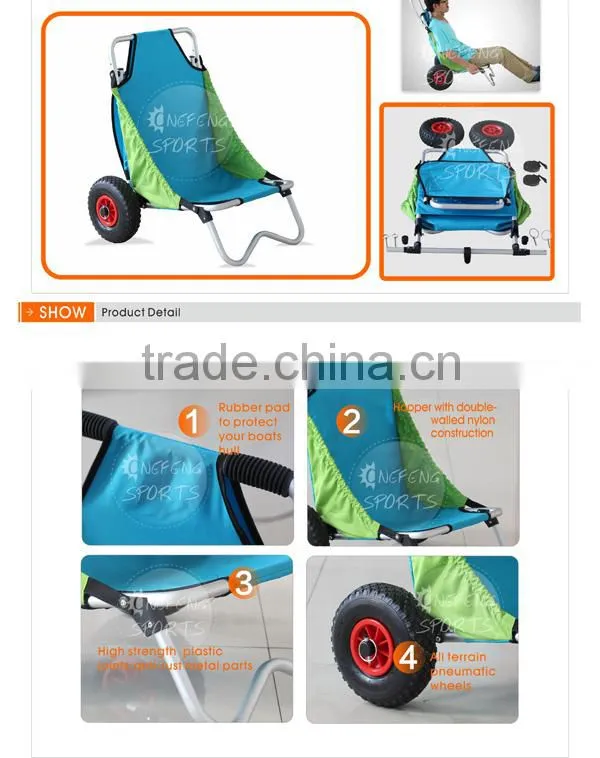 Kayak Trolley Aluminium Foldable Chair Boat Carrier