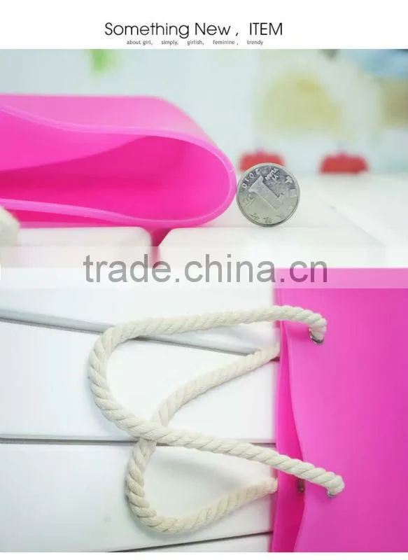 Hot sale colourful silicone bags & handbags