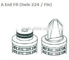 PP / cotton String wound type water filter element with fin / purifier Cartridge