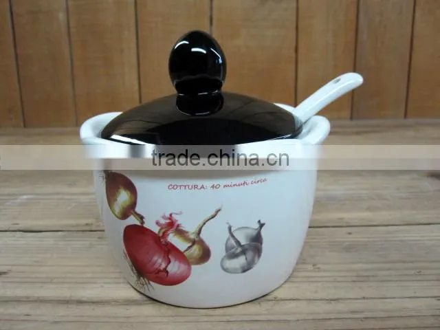 Ceramic butter dish oval shape porcelain butter dish with lid