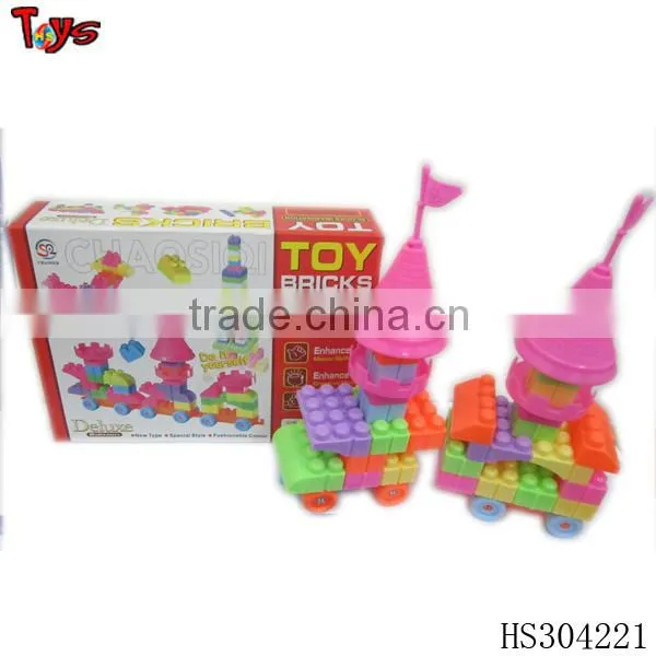 new product attractive plastic block building model