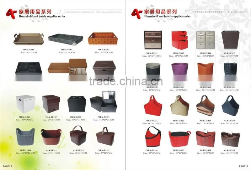 Super quality new arrival leather display storage case