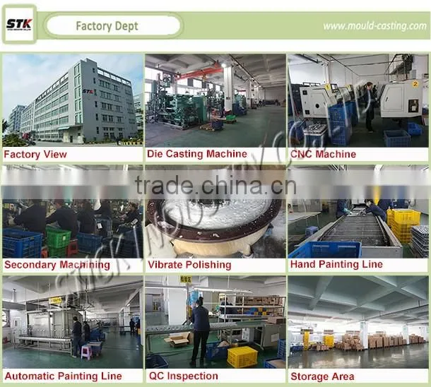 Aluminum injection die casting LED Light housing part