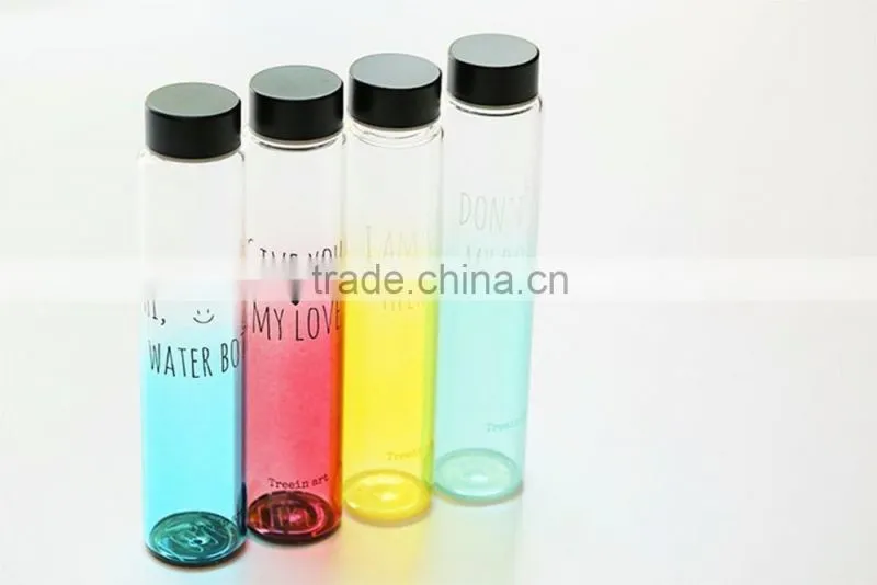 2016 fashionable stylish borosilicate glass 300ml champange vodka wine bottle