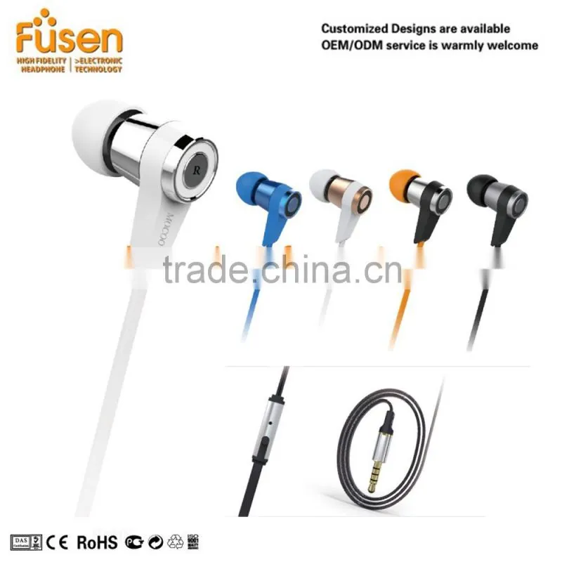 Hot sales OEM competitive factory price earphone custom 3.5mm mono earphone