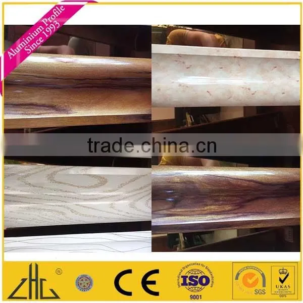 Wow!! Marble aluminium tube for table leg, furniture / marble aluminium profile for decoration/ marble color aluminium extrusion
