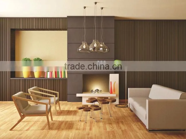 Indoor decorative Wood Grain Click WPC Flooring tiles