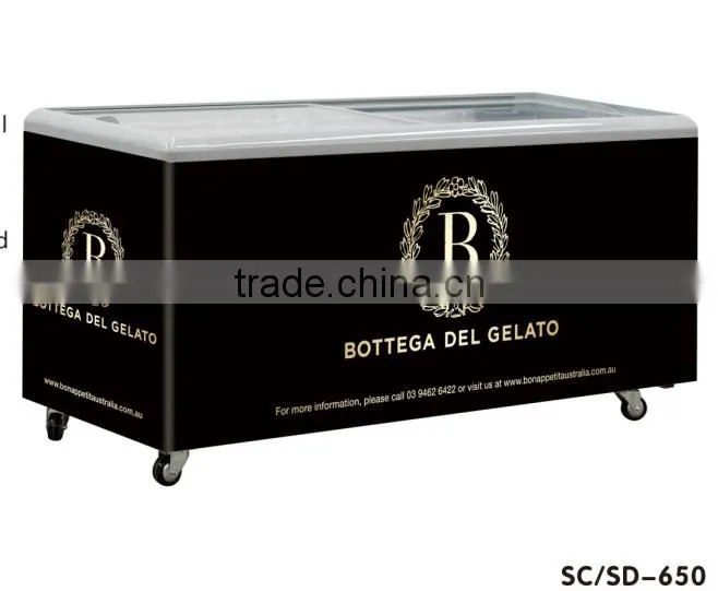 all kinds commericial freezer ice cream display chest freezer showcase