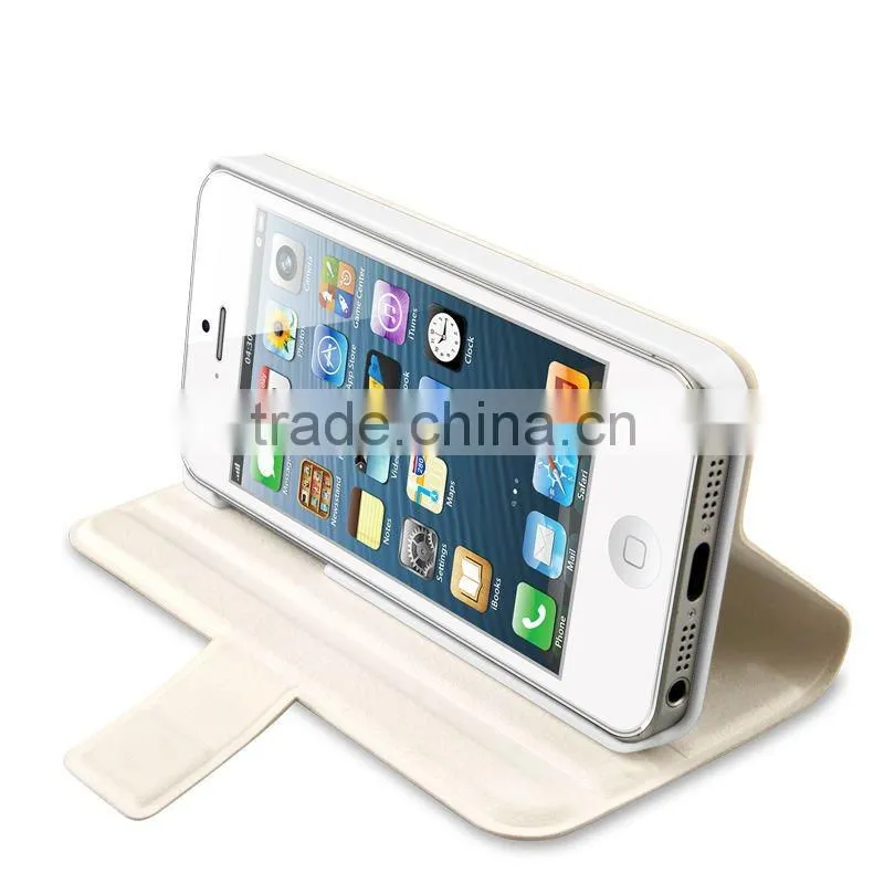 Smart leather cover for Iphone 5