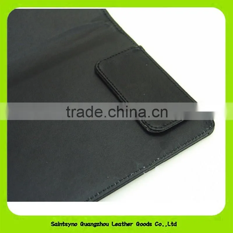 Manufacture competitive price custom leather card holder flip card holder for sale