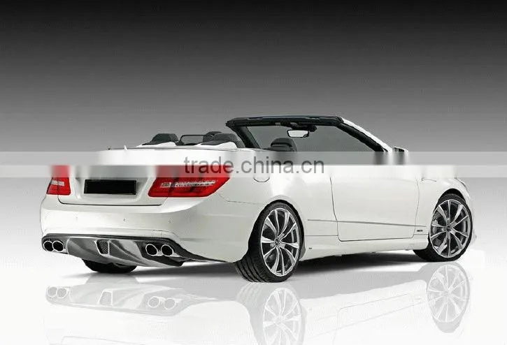 high quality Carbon fiber rear lip spoiler and diffuser spoiler for Benz E-Class W207 amg style