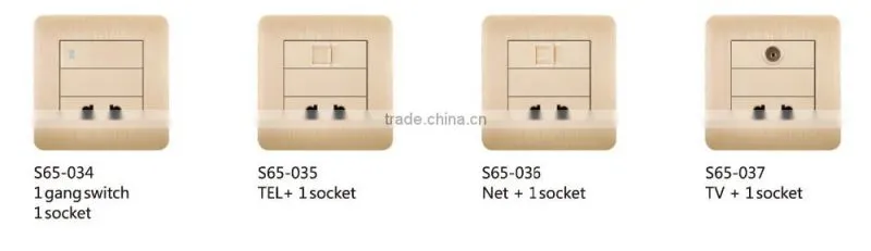 Residential / General-Purpose Application and Standard Grounding Grounding switched power socket