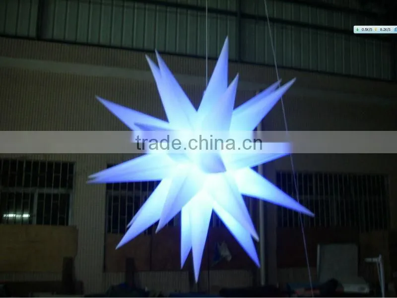 decoration LED lights inflatable star