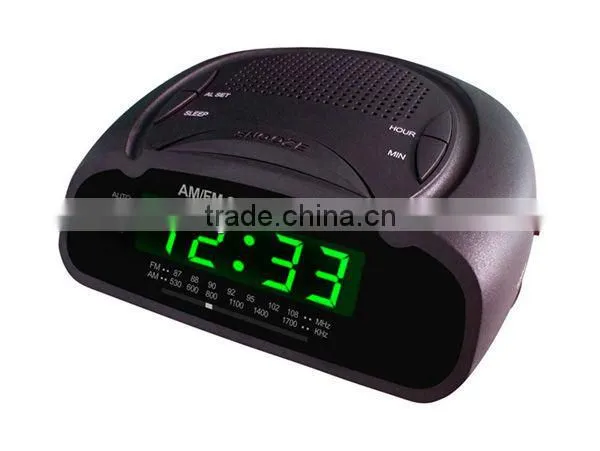 New item digital alarm clock radio AM/FM Led Clock Radio With Speaker