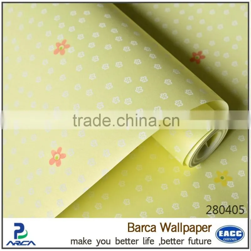 2015 beautiful room natural 3d red rose design wallpaper