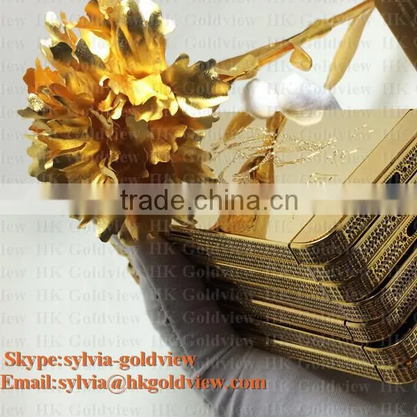 Lower Price High quality gold color housing kit for iphone 5