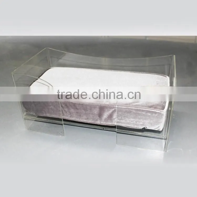 china supplier oem eco-friendly online shopping acrylic plexiglass pet bed cheap price