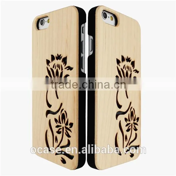 Best Christmas gift cheap real wood phone case for iphone 5 back cover.