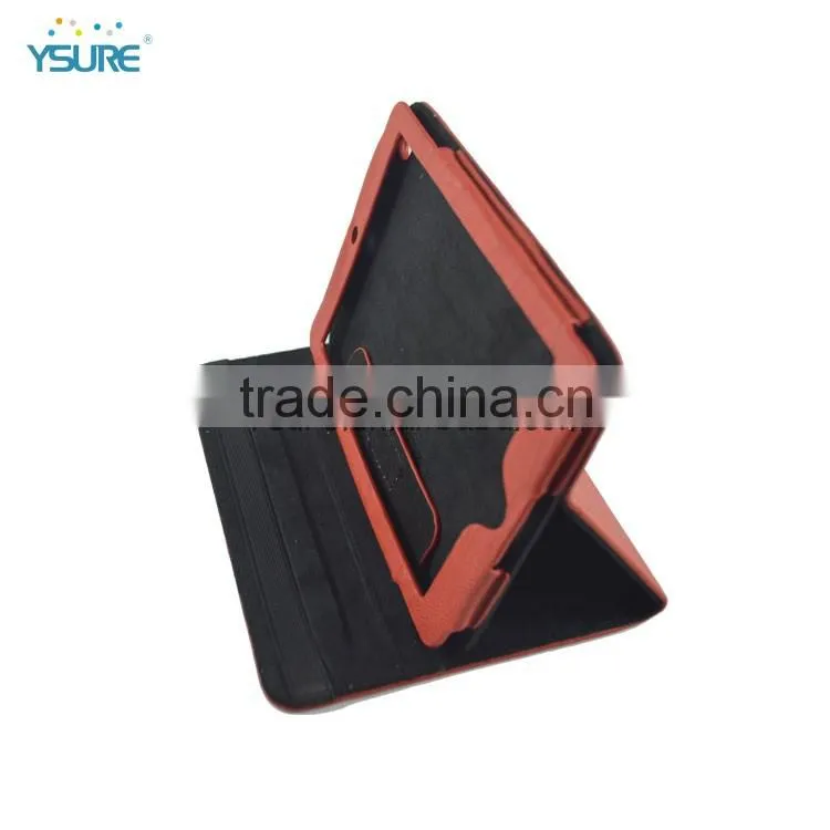 Lambskin stand leather case for ipad mini 2