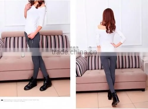 Black Leggings Wholesale Best Selling Summer Zipper Leggings
