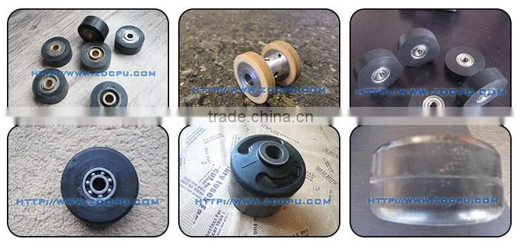 Small low noise new rubber pulley