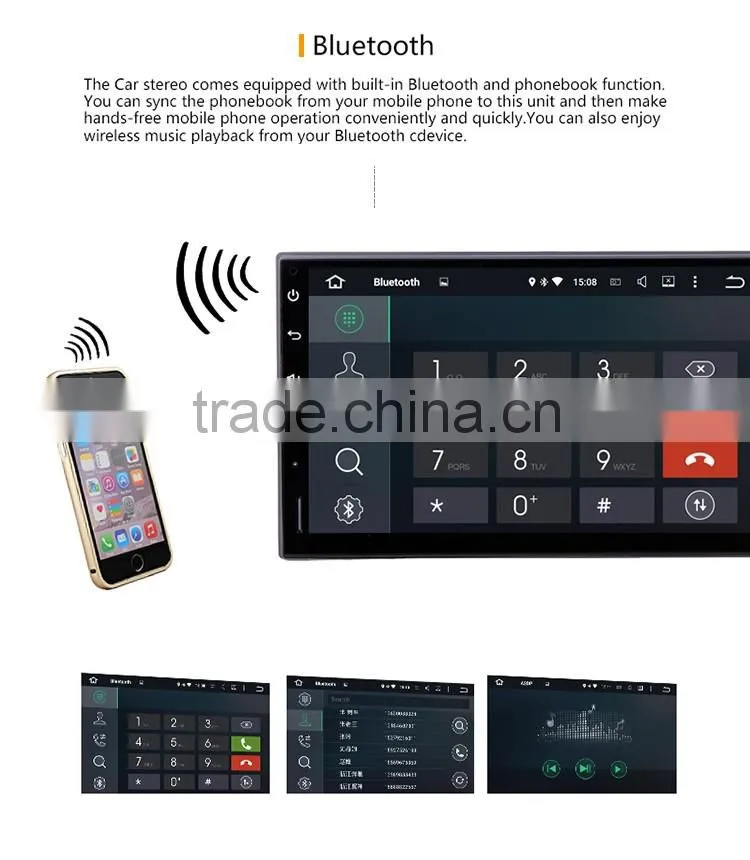 Super Hardware Performance Android 4.4.4 rmvb mkv car GPS radio dvd player