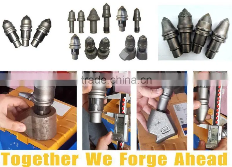 B47K bullet teeth with 19mm tungsten carbide drill teeth for foundation drilling