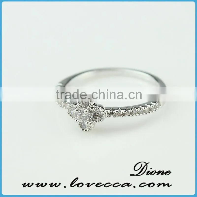 LATEST FASHION ladies finger new design white gold finger ring