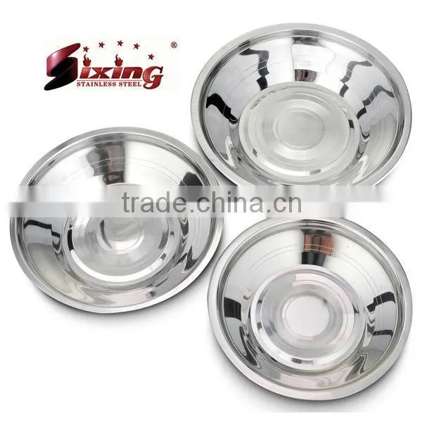 Deep Round Stainless Steel Tray