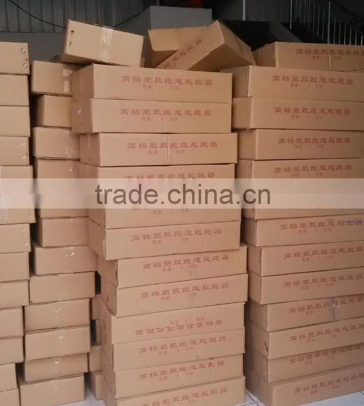 Aluminium alloy Starting block Adjustable For Plastic Cement Track Competition and Training