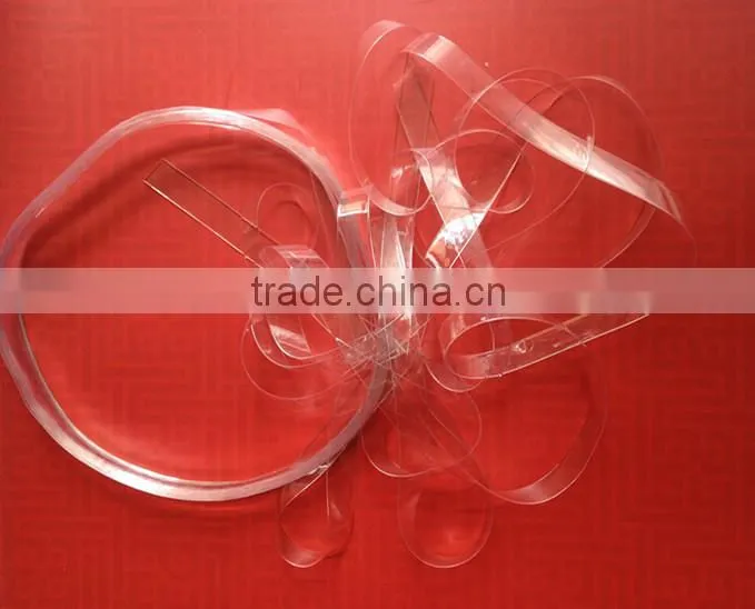 T-Fashion Transparent Bra Plastic Tape Manufacturers Tpu Elastic Band For Garment