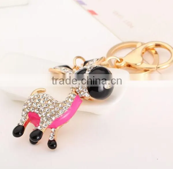2014 Latest Animal Cute Mini Deer Key Chain, Gift Bag Pendant ZTKC-102