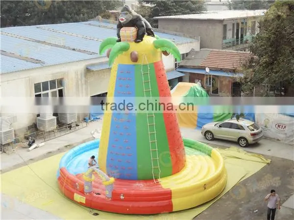 Kids inflatable climbing walls for sale