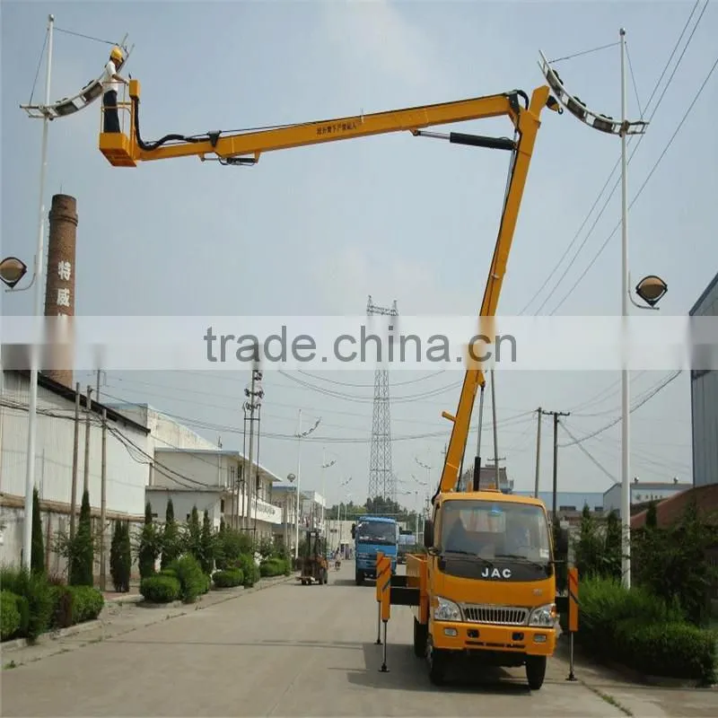 Truck mounted aerial platform for Bridge Inspection Hydraulic boom lift