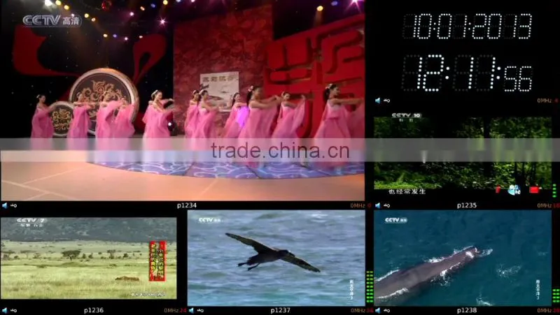2015 hot sale multiscreen surveillance server